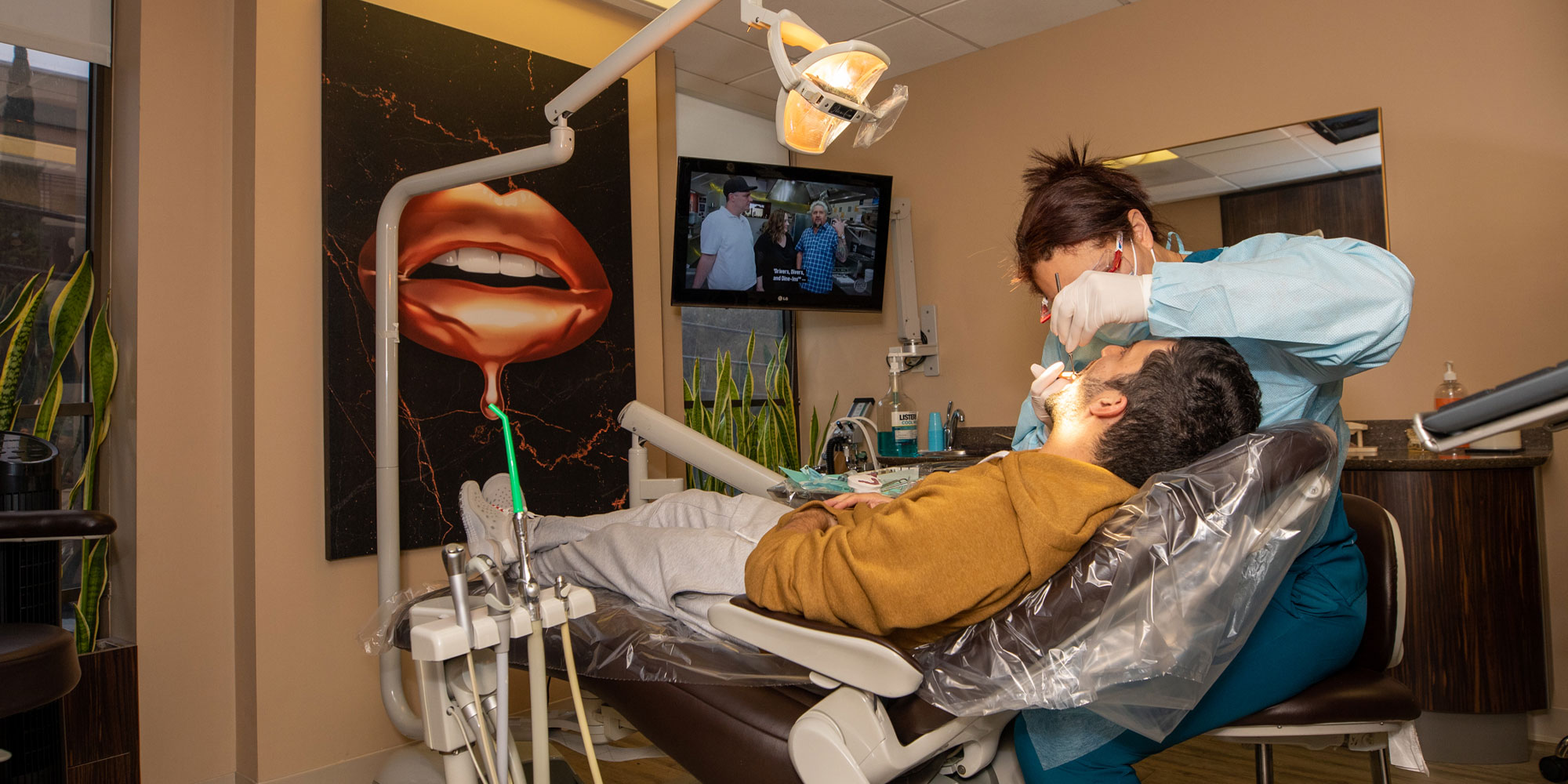 A hygiene visit at West LA Implants