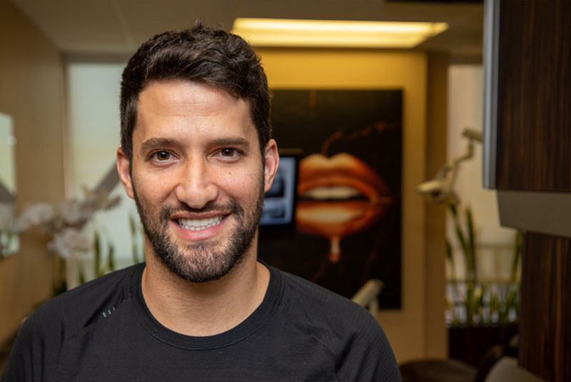 Michael after his full mouth reconstruction
